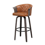 Art Leon Mid-century Modern Swivel Counter Stools (Set of 2)
