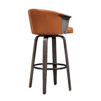 Art Leon Mid-century Modern Swivel Counter Stools (Set of 2)