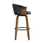 Art Leon Mid-century Modern Swivel Counter Stools (Set of 2)