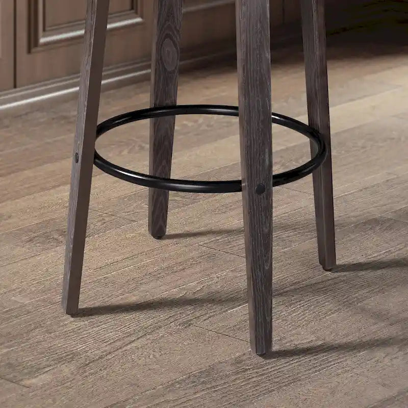 Art Leon Mid-century Modern Swivel Counter Stools (Set of 2)
