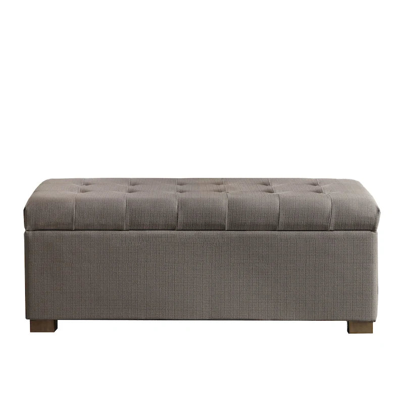 Porch & Den Tufted Storage Bench