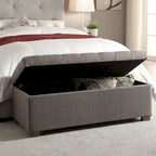 Porch & Den Tufted Storage Bench