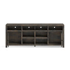 Bridgevine Home Joshua Creek 84 inch TV Stand Console for TVs up to 95 inches, No Assembly Required, Barnwood Finish