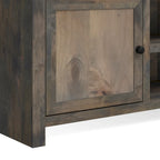 Bridgevine Home Joshua Creek 84 inch TV Stand Console for TVs up to 95 inches, No Assembly Required, Barnwood Finish