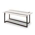Tawl Contemporary White 47-inch Lacquer Coffee Table by Furniture of America