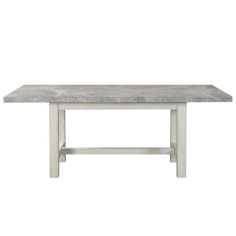 Steve Silver Cardella Marble Top 7-Piece Dining Set