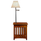 Leick Home Solid Wood Mission Lamp Table