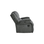 Draycoll Contemporary Rocker Recliner, Slate