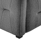 Corvus Somme Tufted Upholstered Daybed with Trundle