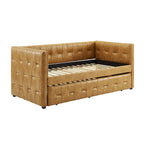 Corvus Somme Tufted Upholstered Daybed with Trundle