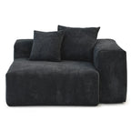 Modern Corduroy Fabric Loveseats Sofa Lounger Sleep Sectional Couch