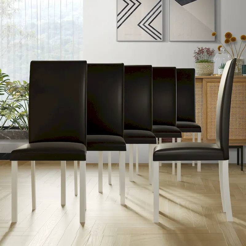 CraftPorch Classy Modern Dining Chairs (Set of 6)