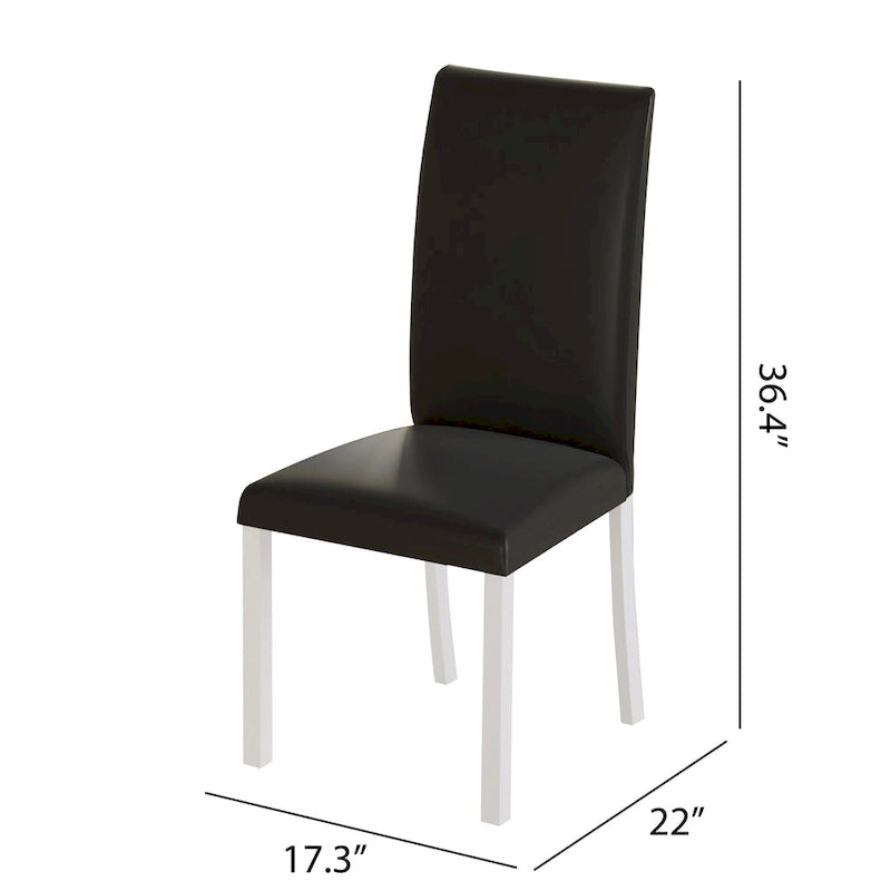 CraftPorch Classy Modern Dining Chairs (Set of 6)