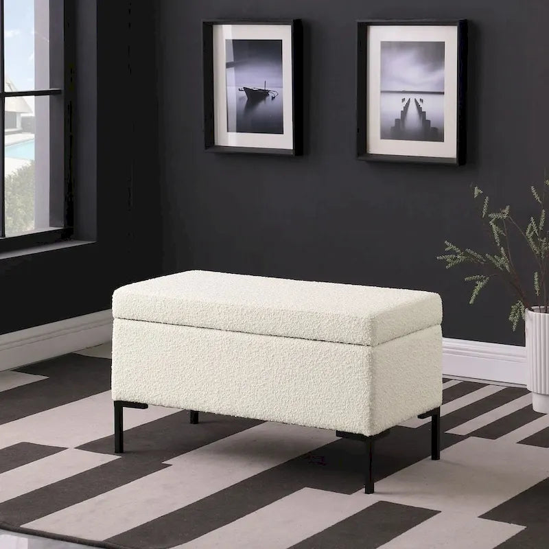 HomePop Storage Bench with Metal Leg