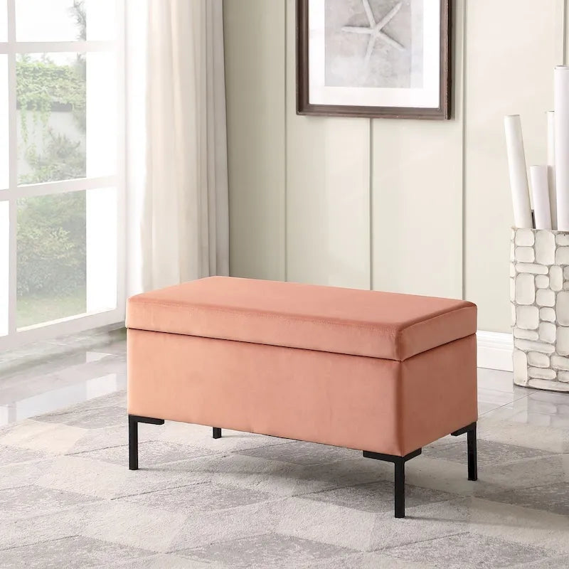HomePop Storage Bench with Metal Leg