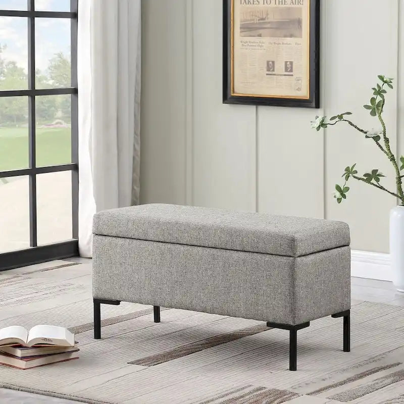 HomePop Storage Bench with Metal Leg