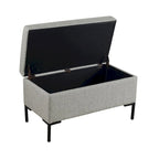 HomePop Storage Bench with Metal Leg