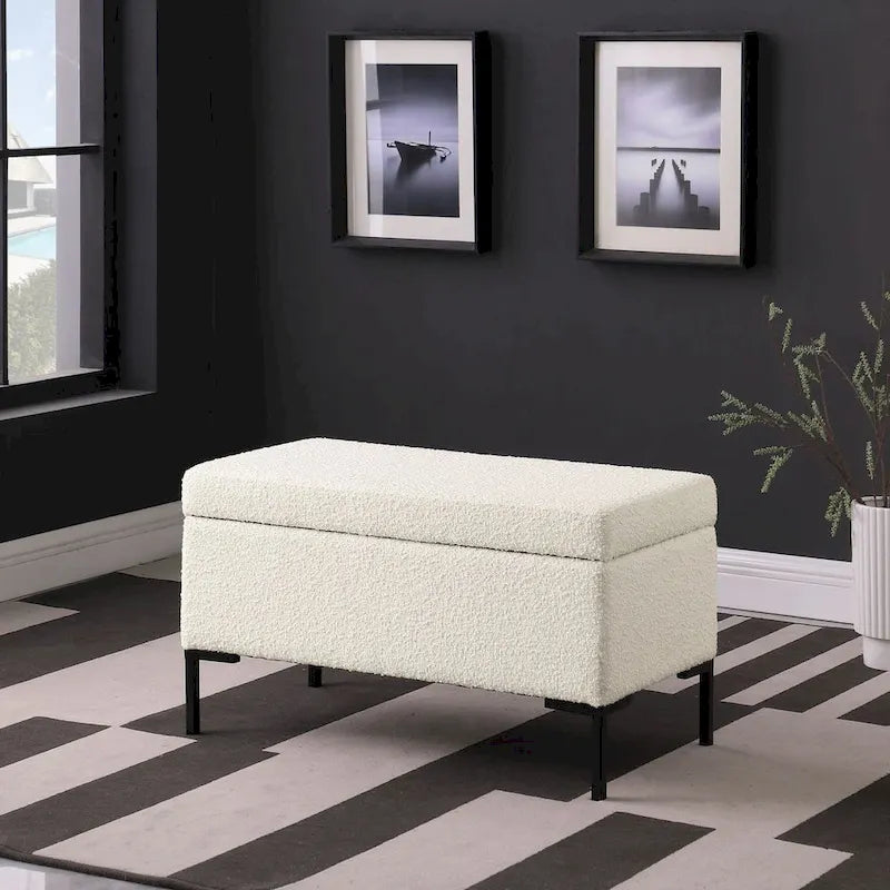 HomePop Storage Bench with Metal Leg
