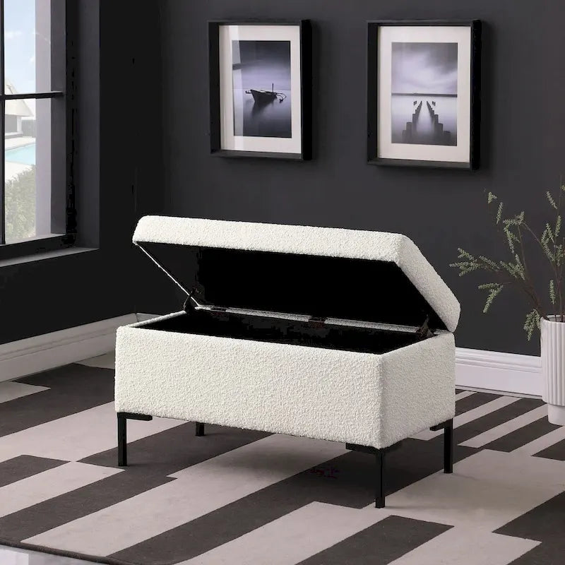 HomePop Storage Bench with Metal Leg