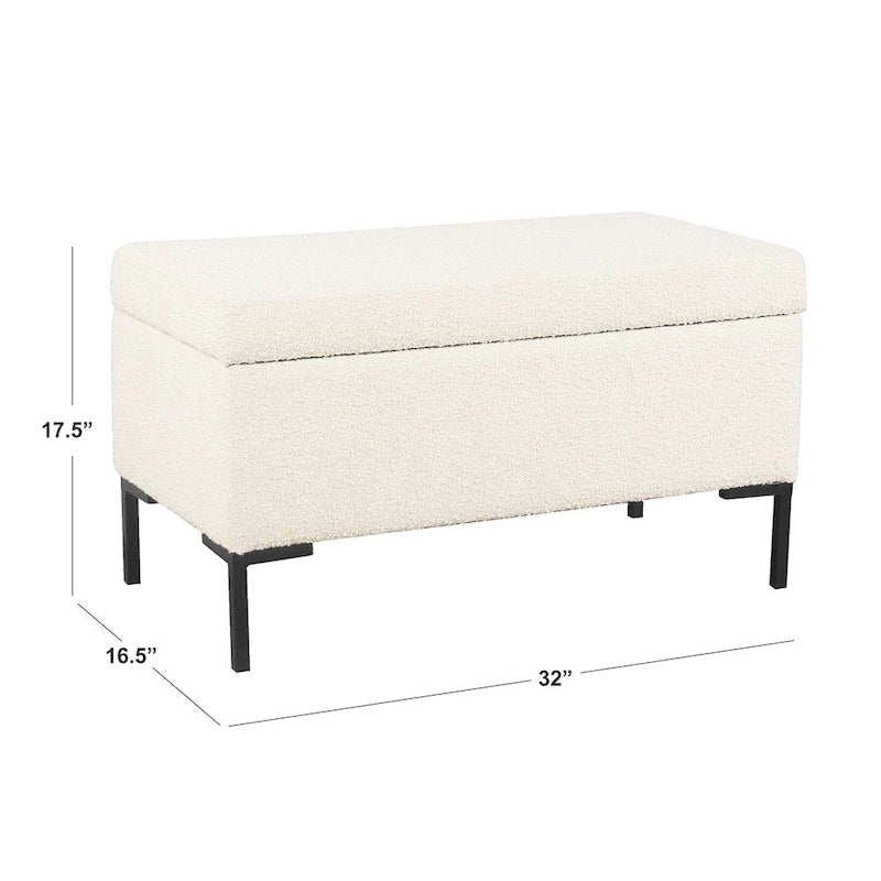 HomePop Storage Bench with Metal Leg