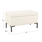 HomePop Storage Bench with Metal Leg