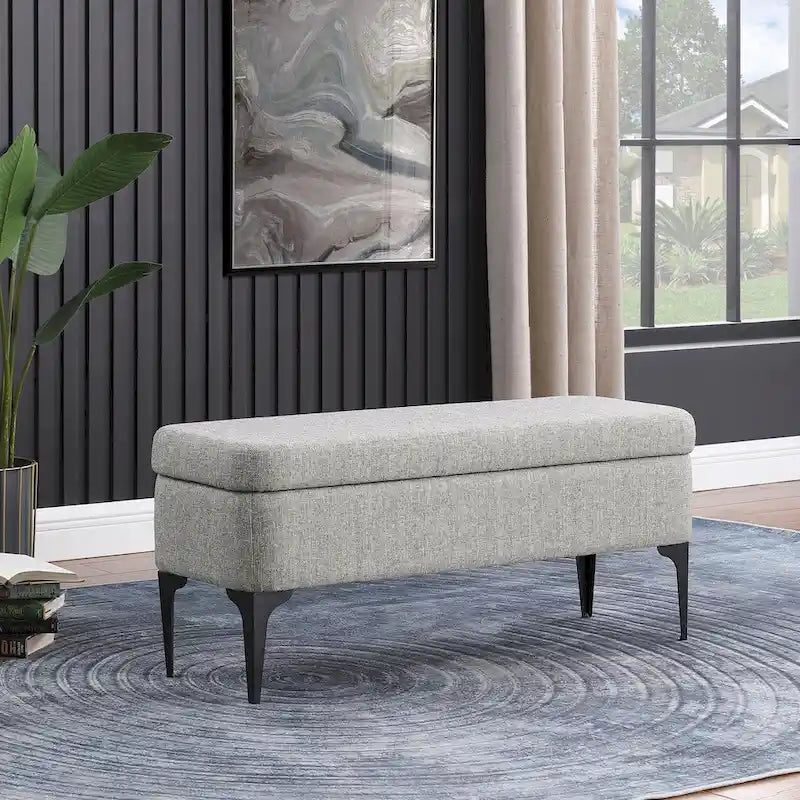 HomePop Storage Bench with Metal Leg