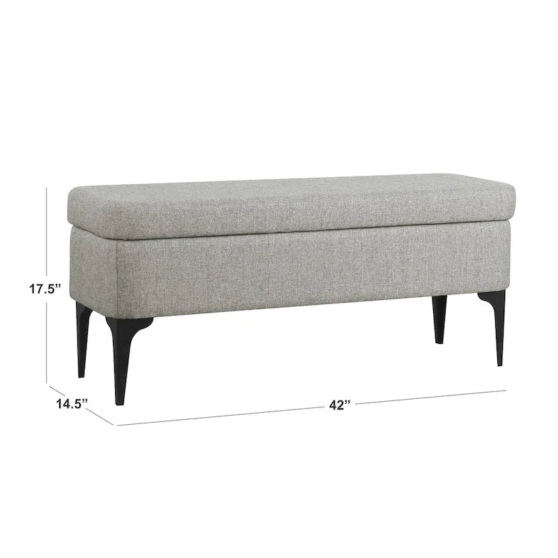 HomePop Storage Bench with Metal Leg