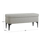 HomePop Storage Bench with Metal Leg