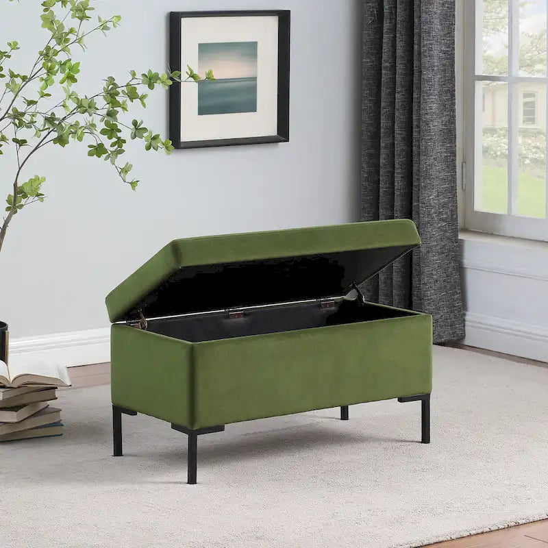 HomePop Storage Bench with Metal Leg