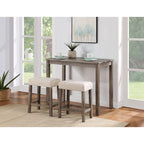 3 Piece Counter Height Table Set