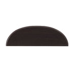 DH BASIC Contemporary Brown Decorative 1-Shelf Half-moon Console Table by Denhour