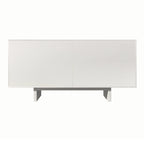 Clihome Mid-century Wood 4-Door Buffet Sideboard Cabinet