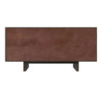 Clihome Mid-century Wood 4-Door Buffet Sideboard Cabinet