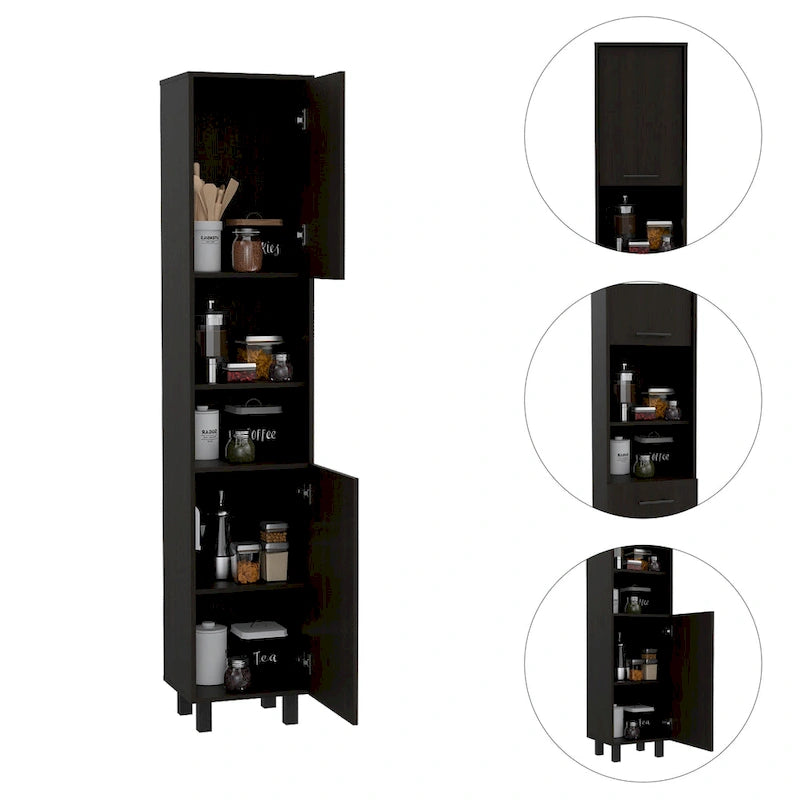 FM Furniture Sheffield 2-Door Pantry Cabinet
