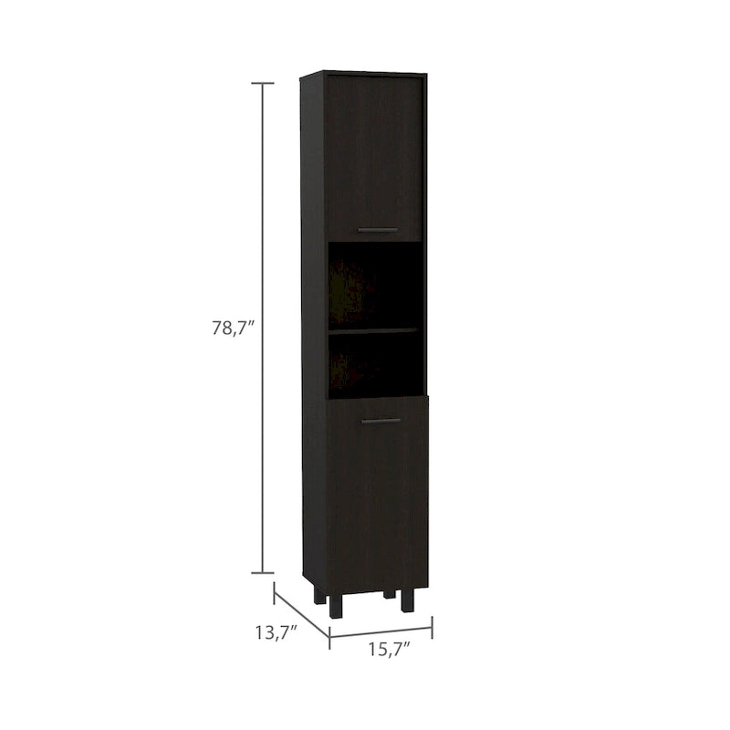 FM Furniture Sheffield 2-Door Pantry Cabinet