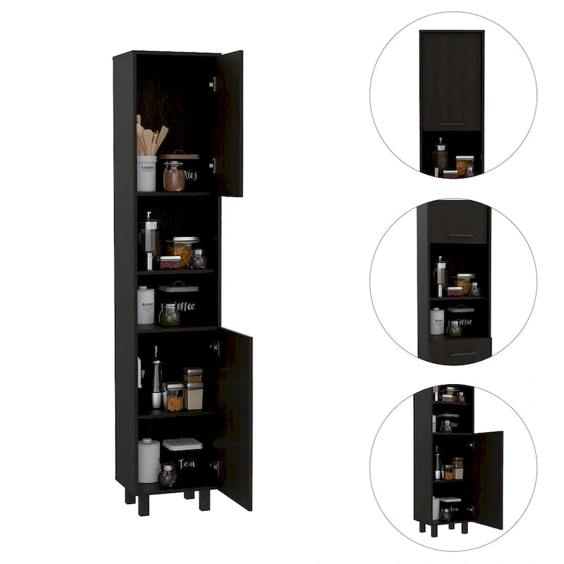 FM Furniture Sheffield 2-Door Pantry Cabinet