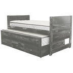 Taylor & Olive Begonia Twin Bed with Twin Trundle & 3 Built in Drawers