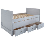 Taylor & Olive Begonia Twin Bed with Twin Trundle & 3 Built in Drawers