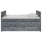 Taylor & Olive Begonia Twin Bed with Twin Trundle & 3 Built in Drawers