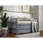 Taylor & Olive Begonia Twin Bed with Twin Trundle & 3 Built in Drawers