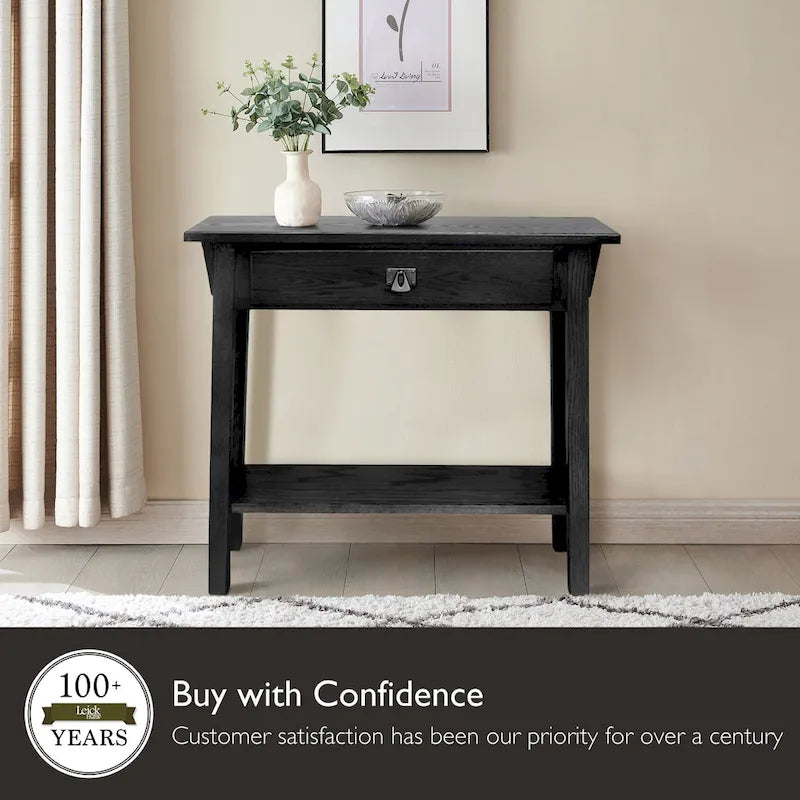 Leick Home Mission Console Table for Entryway