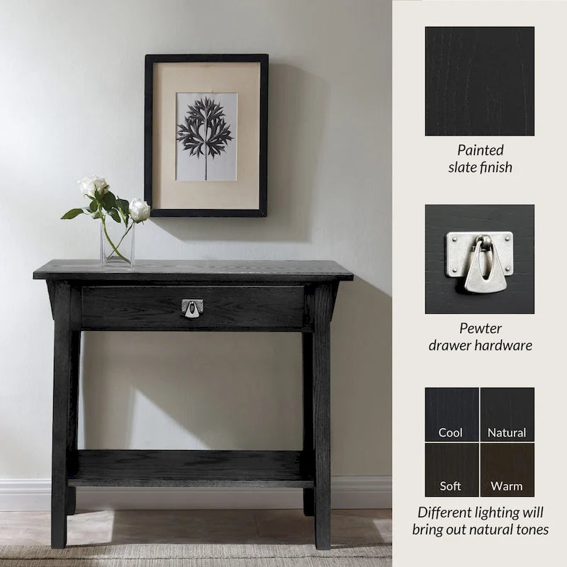Leick Home Mission Console Table for Entryway