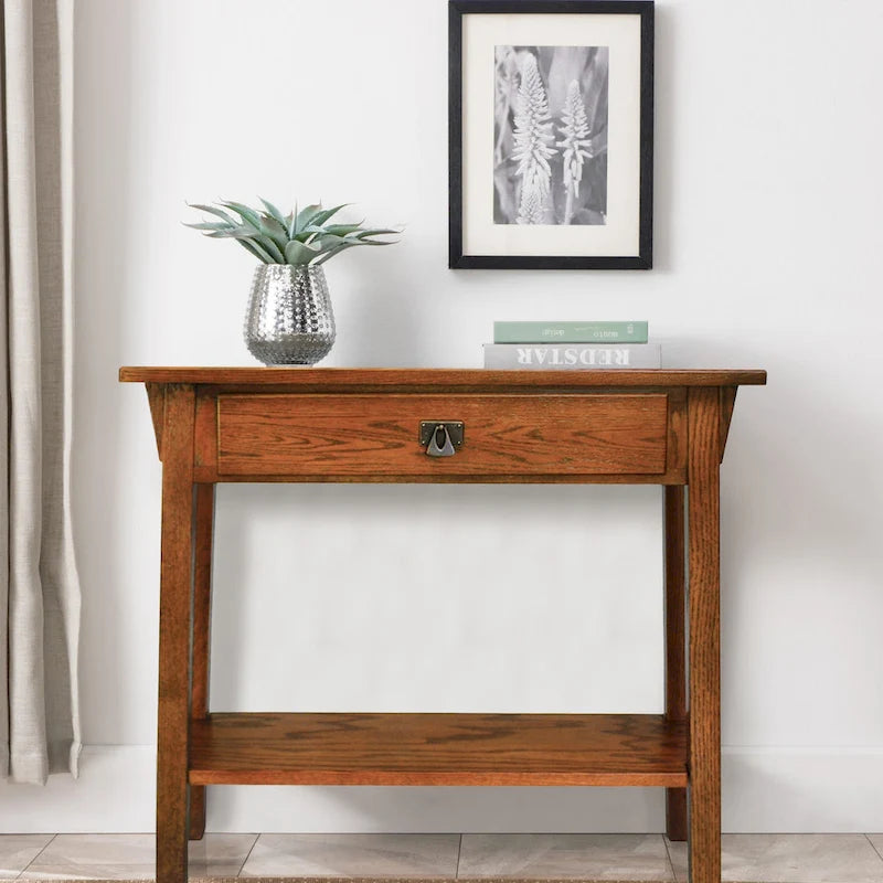 Leick Home Mission Console Table for Entryway