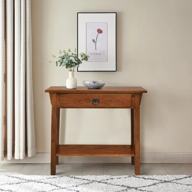 Leick Home Mission Console Table for Entryway