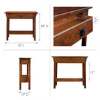 Leick Home Mission Console Table for Entryway