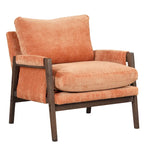 Roundhill Furniture Kelly Mid-Century Modern Velvet Accent Armchair