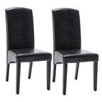 Modern Faux Leather 2 Piece Dining Room Chair