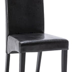 Modern Faux Leather 2 Piece Dining Room Chair