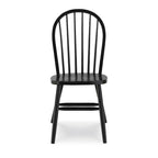 International Concepts Solid Wood Windsor Spindle Back Dining Chair