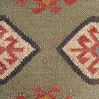 Livabliss Anupama Southwestern Upholstered Jute Bench